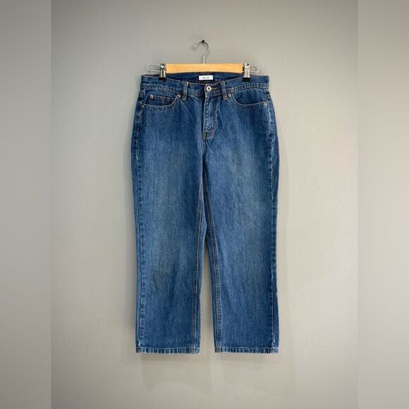 Liz & Co. Cropped Jeans Size 6 EUC - Picture 1 of 5